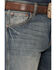 Wrangler Men's Retro Dark Knight Wash Slim Straight Jeans, Dark Rinse, hi-res