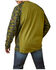 Image #2 - Ariat Men's FR Stretch Camo Print Long Sleeve Baseball Work Shirt, Green, hi-res