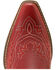 Image #4 - Ariat Girls' Casanova Western Boots - Snip Toe, Red, hi-res