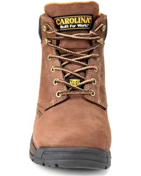 Carolina Women's 5" Lace-Up Raleigh Met Guard Work Boots - Aluminum Toe, Brown, hi-res