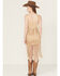 Image #4 - Idyllwind Women's Ramsey Concho Trim Faux Suede Mini Dress, Khaki, hi-res