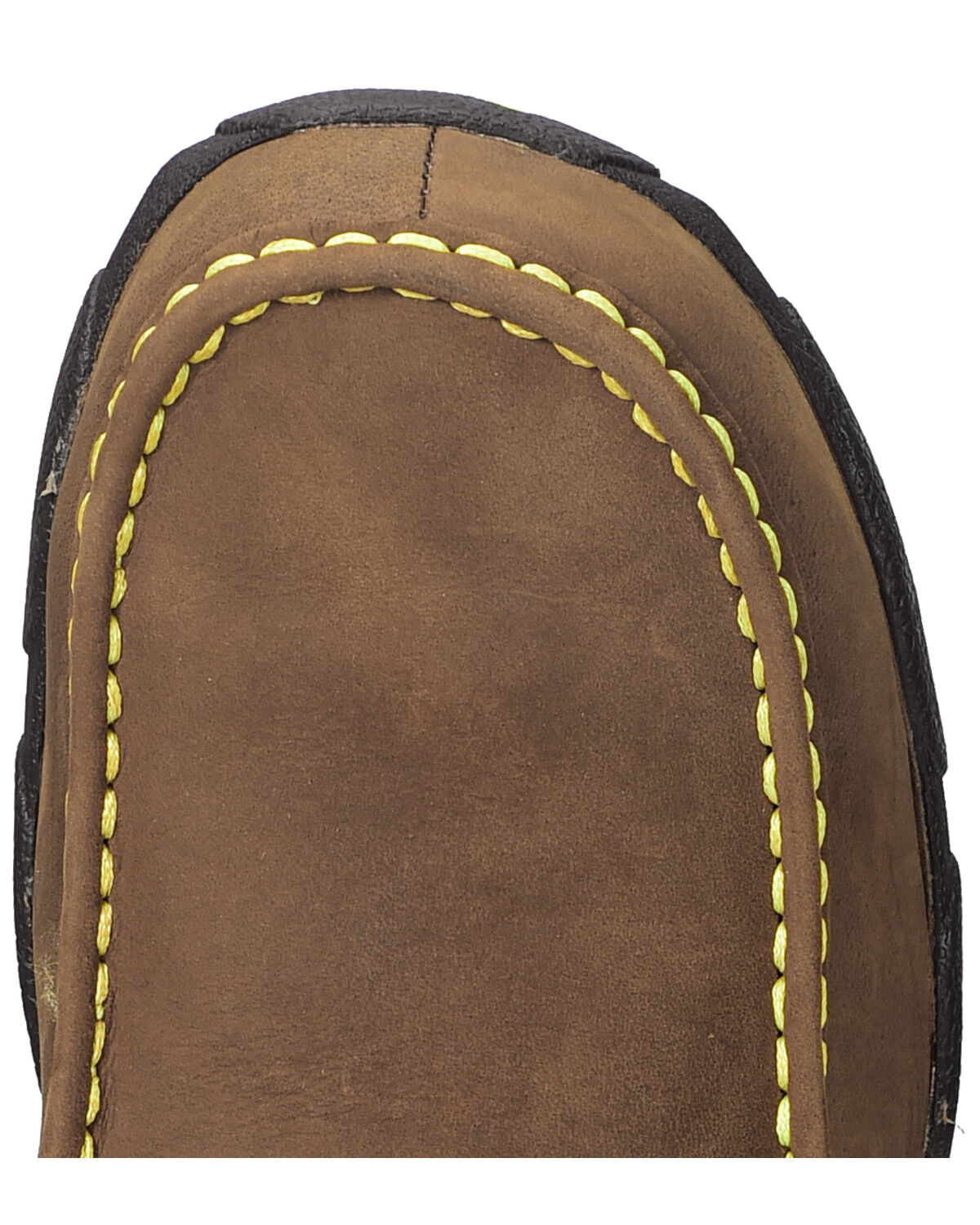 Image #6 - Twisted X Men's Lace-Up Driving Mocs - Steel Toe, Brown, hi-res