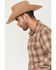Image #2 - Cody James Black 1978® Men's Brenden Plaid Print Long Sleeve Button-Down Flannel Shirt, Tan, hi-res