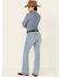 Wrangler Women's Mae Trouser Jeans, Blue, hi-res