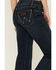 Image #4 - Wrangler Retro Women's Samantha Mae Wide Leg Trouser Jeans, Blue, hi-res