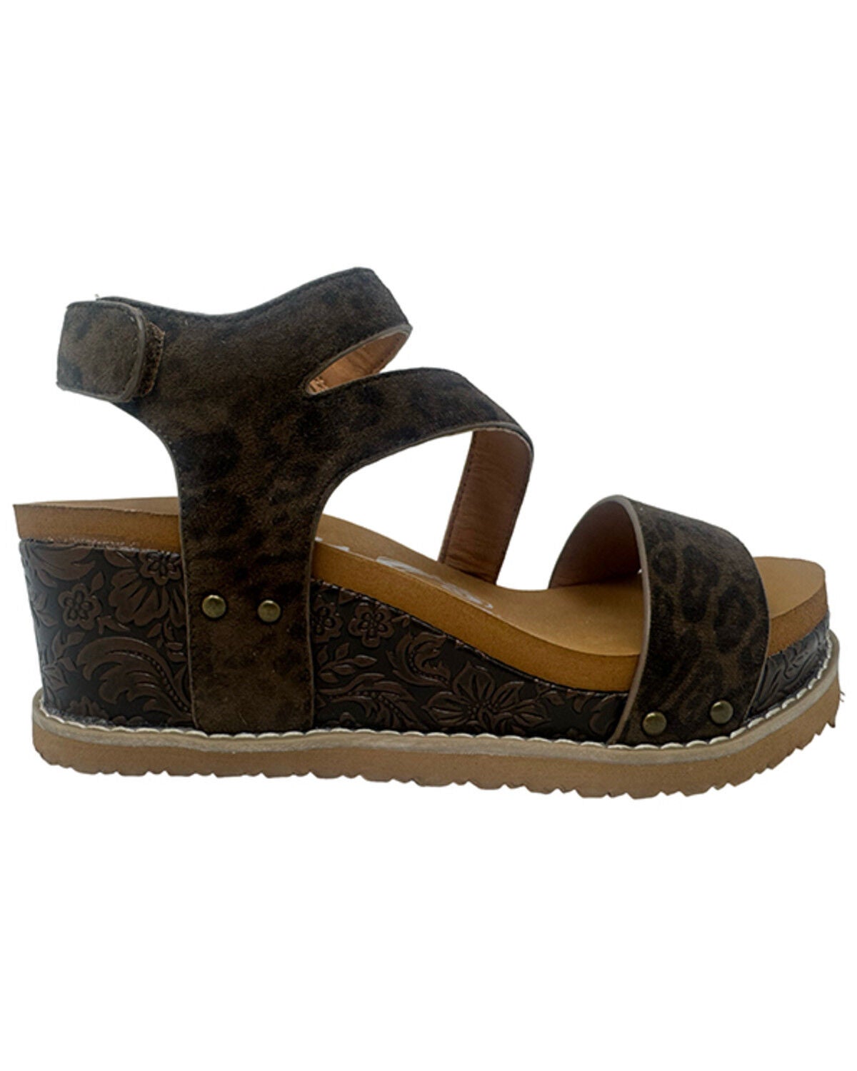 Image #2 - Very G Women's Verde Trail Wedge Sandals, Chocolate, hi-res