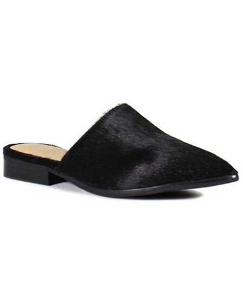 Diba True Women's High Up Fashion Mules - Pointed Toe, Black, hi-res