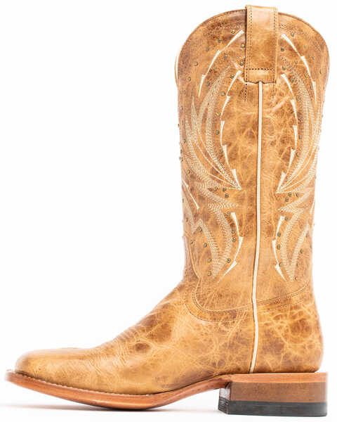 Image #3 - Shyanne Women's Hybrid Leather TPU Imogen Western Performance Boots - Broad Square Toe, Tan, hi-res