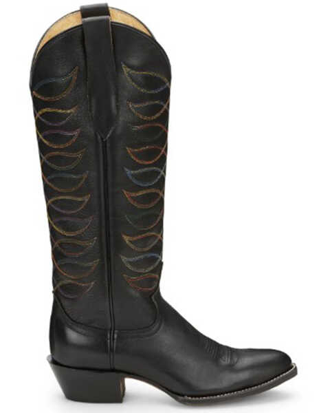 Image #2 - Justin Women's Whitley Western Boots - Round Toe, Black, hi-res
