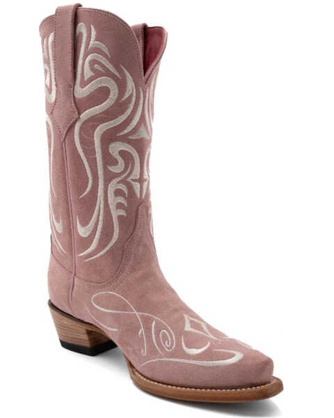 Ferrini Women's Belle Western Boots - Snip Toe , Pink, hi-res