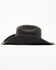 Image #3 - Justin Montana 3X Wool Felt Cowboy Hat, Dark Grey, hi-res