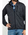 Stetson Men's Charcoal Fuzzy Bonded Sweater , Grey, hi-res