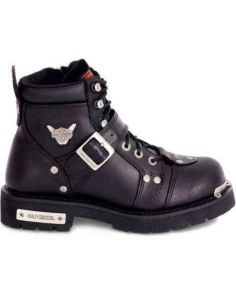 Harley Davidson Brake buckle boots, Black, hi-res