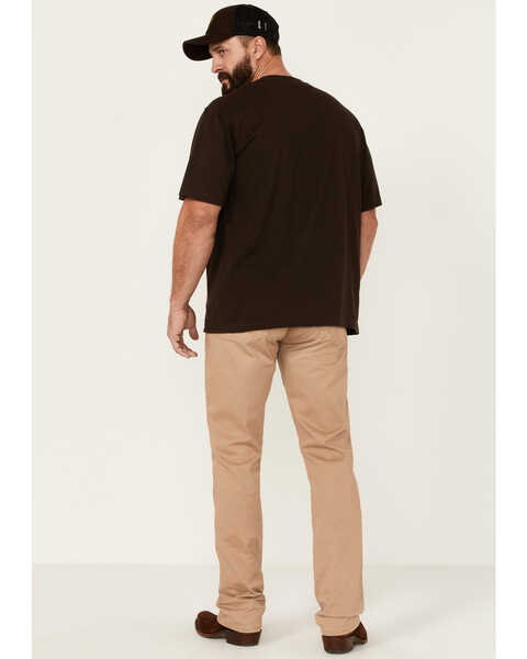 Image #4 - Wrangler Retro Men's Slim Stretch Straight Jeans , Light Brown, hi-res