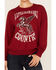 Image #3 - Idyllwind Women's Little Rock Lot of Country Pullover Sweatshirt, Wine, hi-res