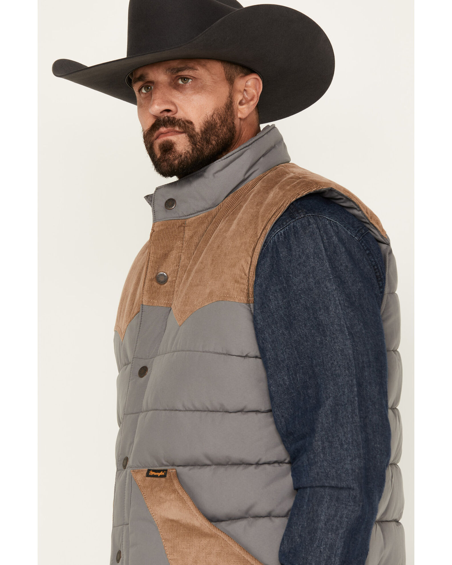 Wrangler puffer vest sale