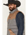 Image #2 - Wrangler Men's Fence Post Western Yoke Snap Puffer Vest, Multi, hi-res