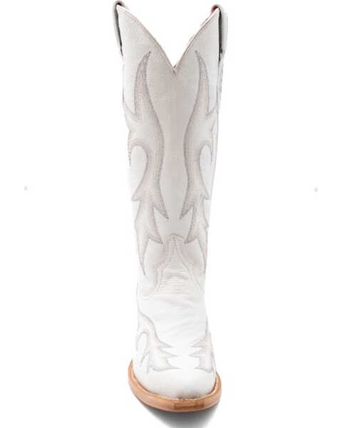 Image #4 - Ferrini Women's Scarlett Western Boots - Snip Toe , White, hi-res