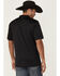 Image #4 - RANK 45® Men's Heeler Solid Short Sleeve Polo, Black, hi-res