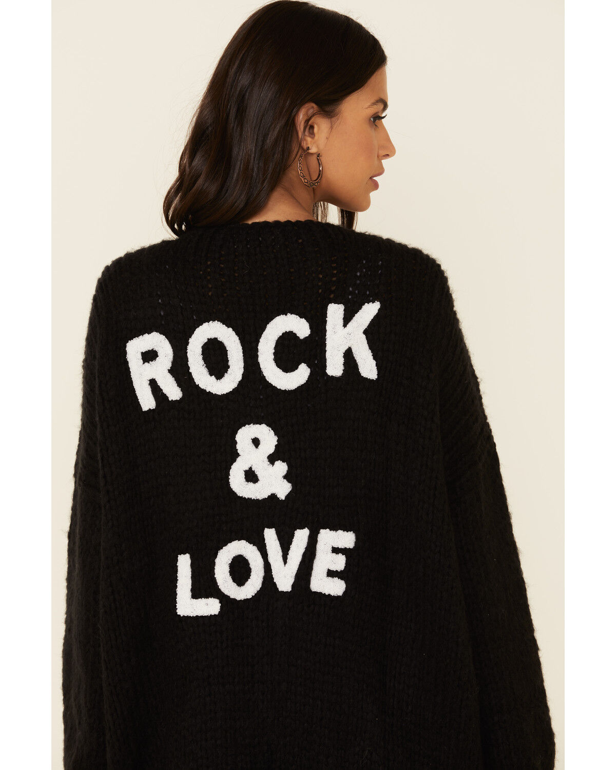 Rock in black sweater Clearance