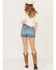 Image #3 - Idyllwind Women's Owsley Light Wash Gypsy High Rise Denim Shorts, Light Medium Wash, hi-res
