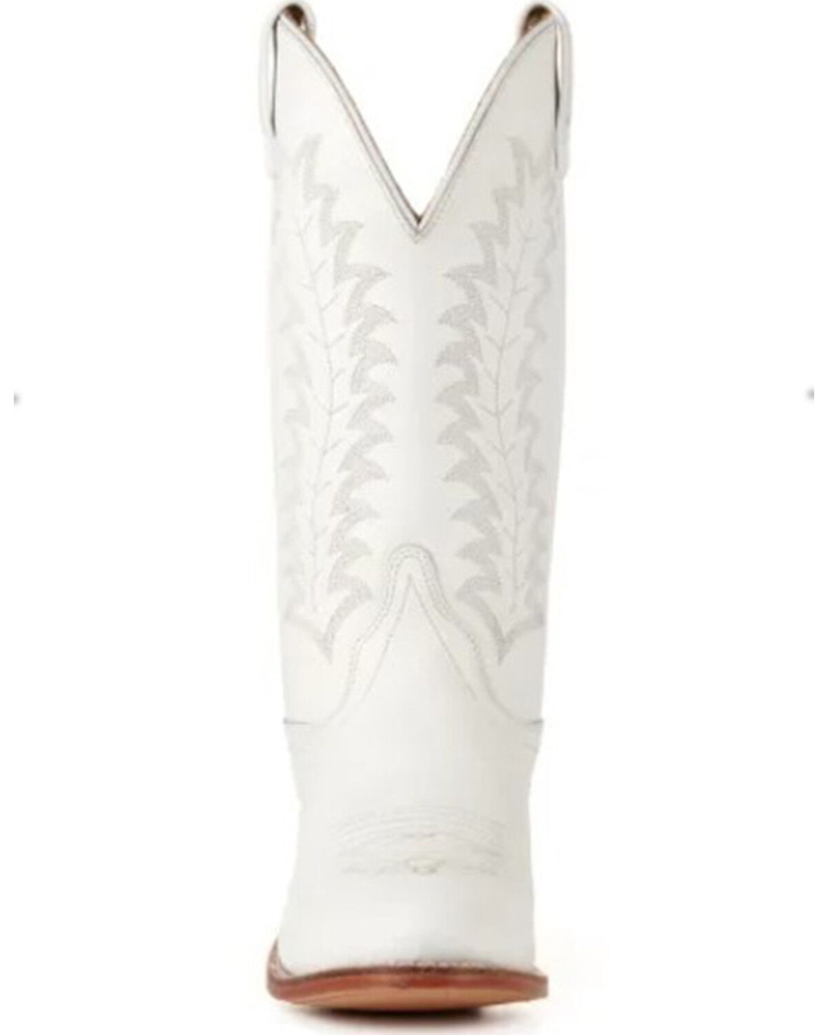 Image #4 - Old West Women's Western Boots - Round Toe, White, hi-res