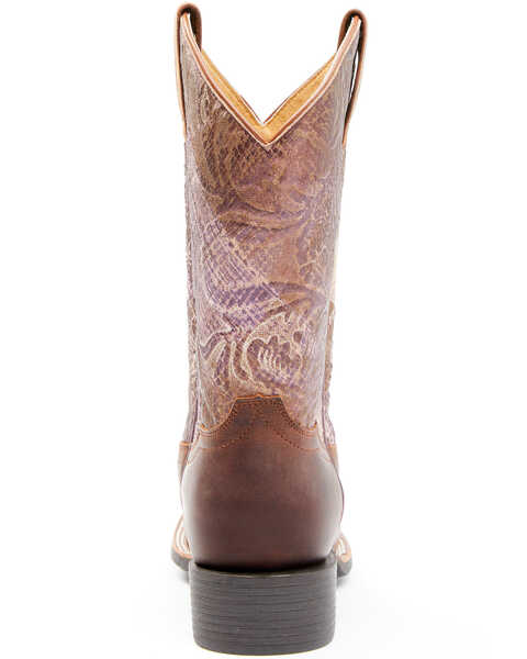 Image #5 - Shyanne Women's Antiquity Western Performance Boots - Broad Square Toe, Brown, hi-res