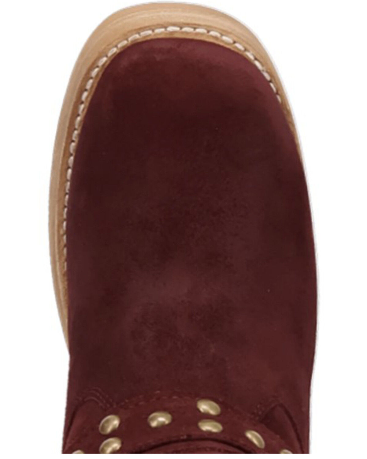 Image #6 - Dingo Women's Troubadour Studded Tall Fashion Boots - Round Toe, Burgundy, hi-res