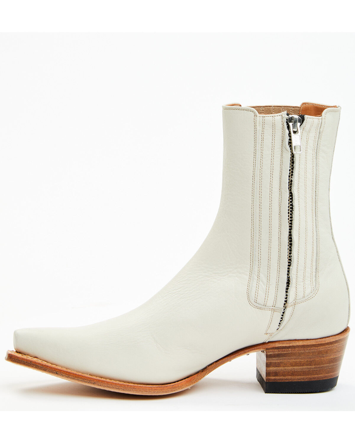 Image #3 - Sendra Women's Western Fashion Booties - Snip Toe, Ivory, hi-res