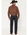 Image #3 - Rock & Roll Denim Men's Dark Wash Double Barrel Relaxed Straight Reflex Stretch Denim Jeans, Dark Wash, hi-res