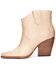 Image #3 - Chinese Laundry Women's Bonnie Croc Print Fashion Booties - Pointed Toe, Cream, hi-res