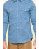 Rock & Roll Denim Men's FR Printed Medallion Twill Long Sleeve Work Shirt , Blue, hi-res