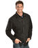 Scully Men's Black Floral Embroidered Retro Long Sleeve Western Shirt, Jet Black, hi-res