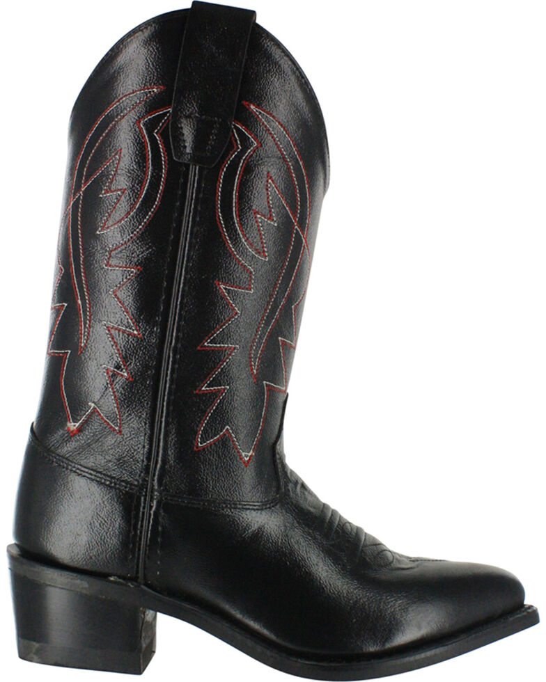 Cody James Youth Boys' Black Distressed Western Boots - Pointed Toe , Black, hi-res
