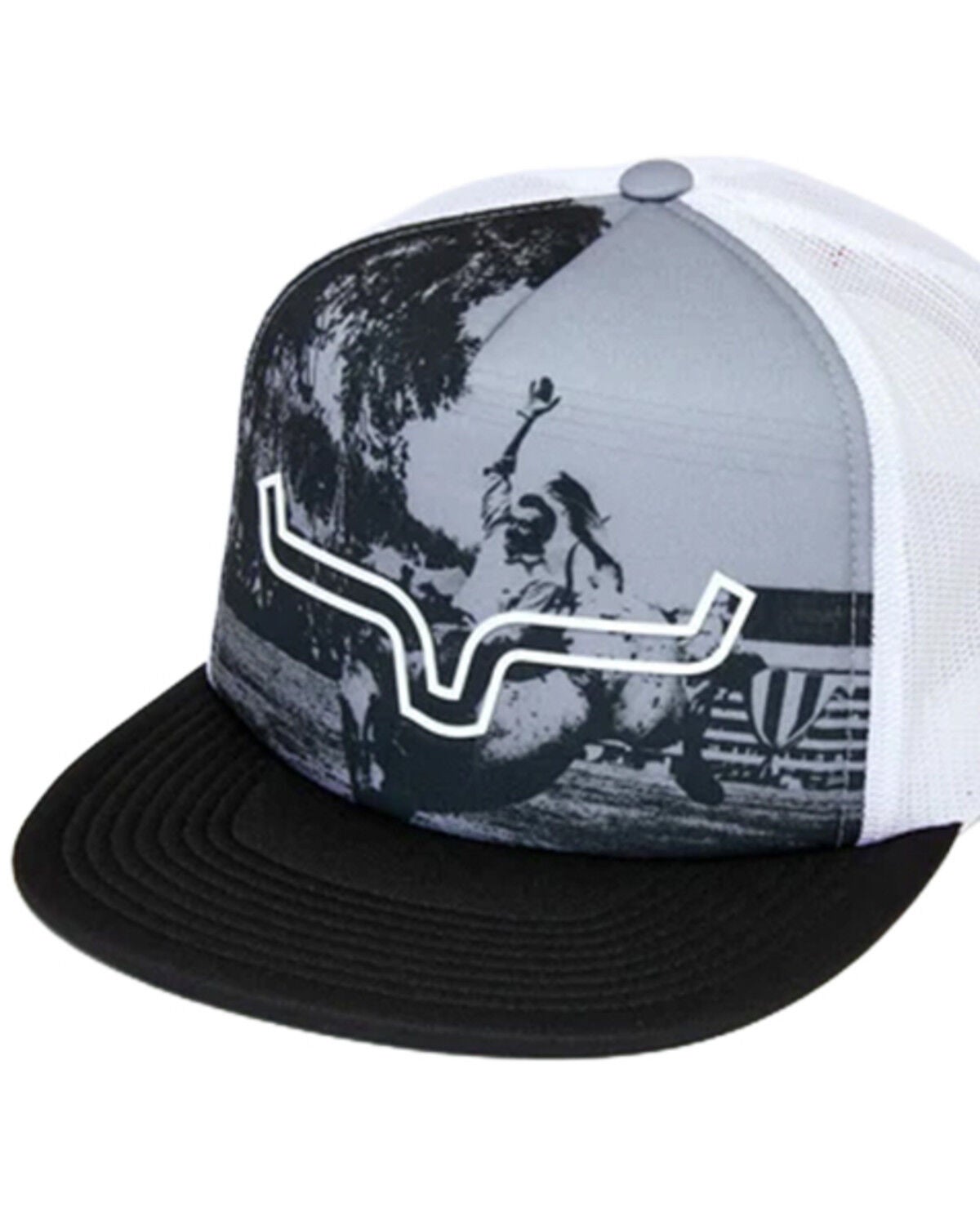 Image #1 - Kimes Ranch Men's Whalen Trucker Cap, Black, hi-res