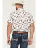 Image #4 - Rock & Roll Denim Men's Desert Novelty Short Sleeve Snap Stretch Western Shirt, Natural, hi-res