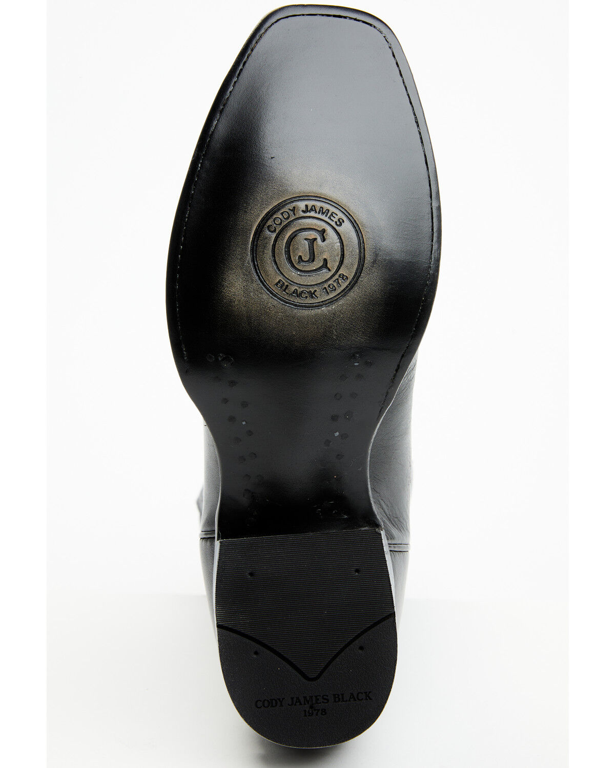 Image #7 - Cody James Black 1978® Men's Mason Western Boots - Square Toe, Black, hi-res