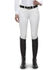 Ariat Women's Olympia Zip-Front Low Rise Knee Patch Breeches, White, hi-res