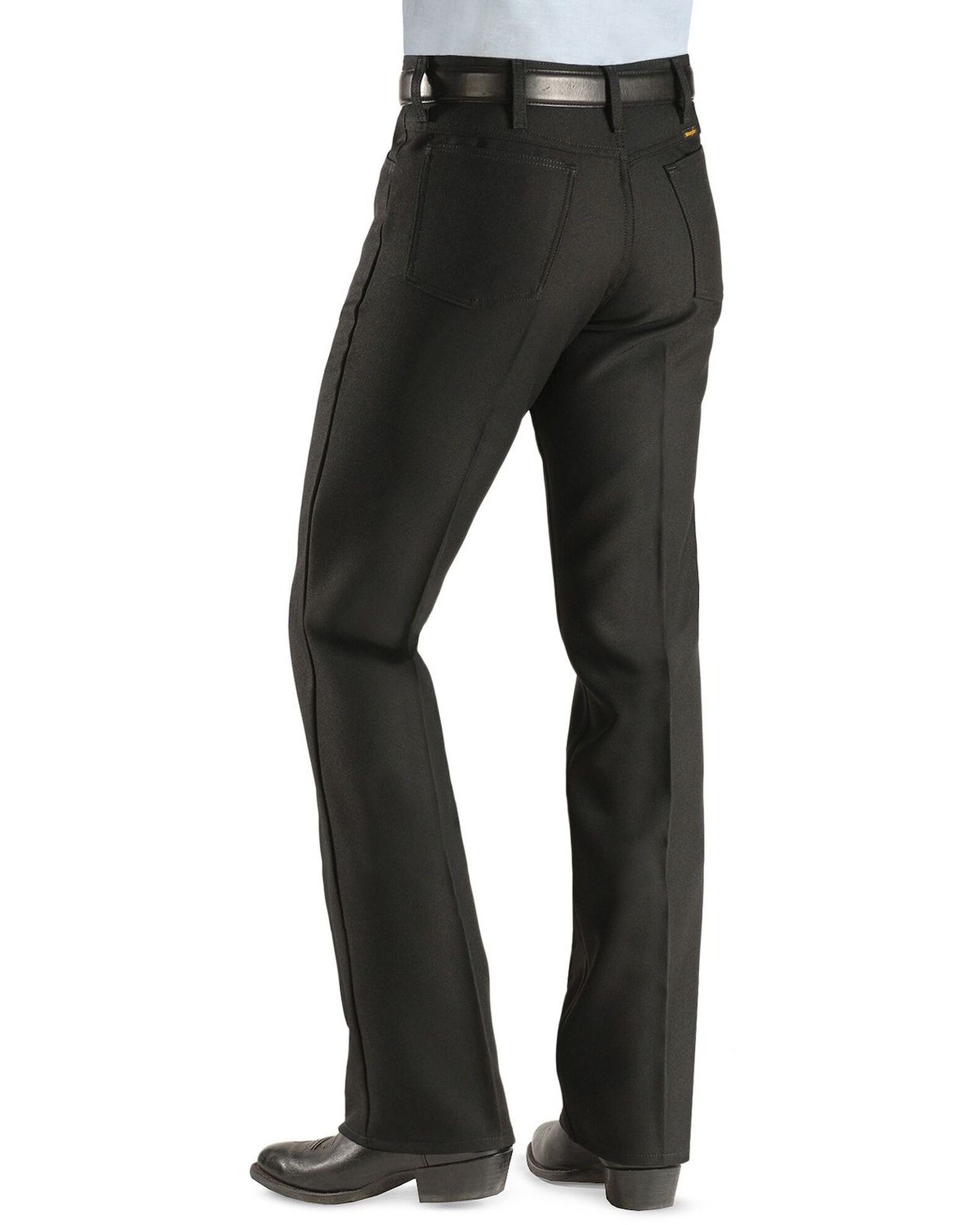 Wrangler Men's Black Wrancher Dress Jeans