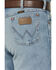 Image #4 - Wrangler Men's Cowboy Cut Vintage Light Wash Regular Fit Stretch Denim Jeans, Light Wash, hi-res