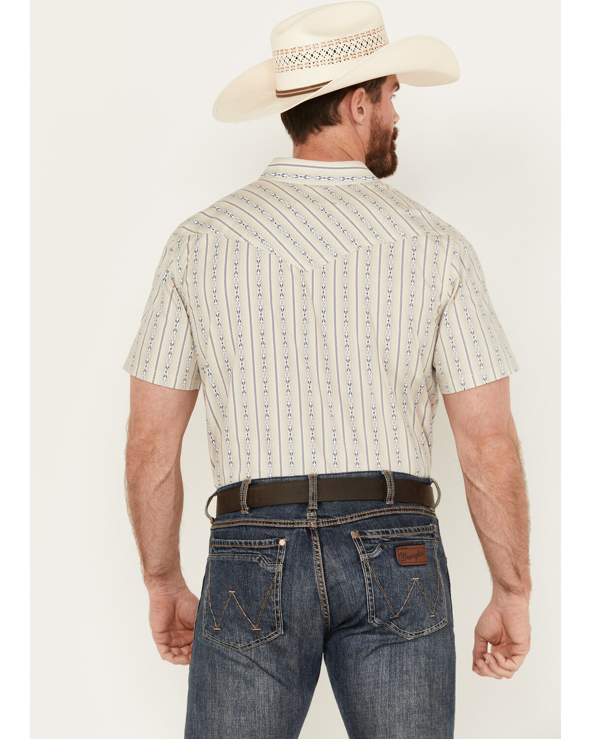 Image #4 - Cody James Men's Maya Striped Short Sleeve Western Snap Shirt, , hi-res
