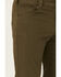 Image #2 - Brothers and Sons Men's Weathered Ripstop Stretch Slim Straight Pants , Olive, hi-res