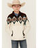 Image #1 - Powder River Outfitters Boys' Southwestern Print Sherpa Pullover, Brown, hi-res