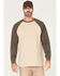 Image #1 - Hawx Men's Raglan Work T-Shirt , Brown, hi-res