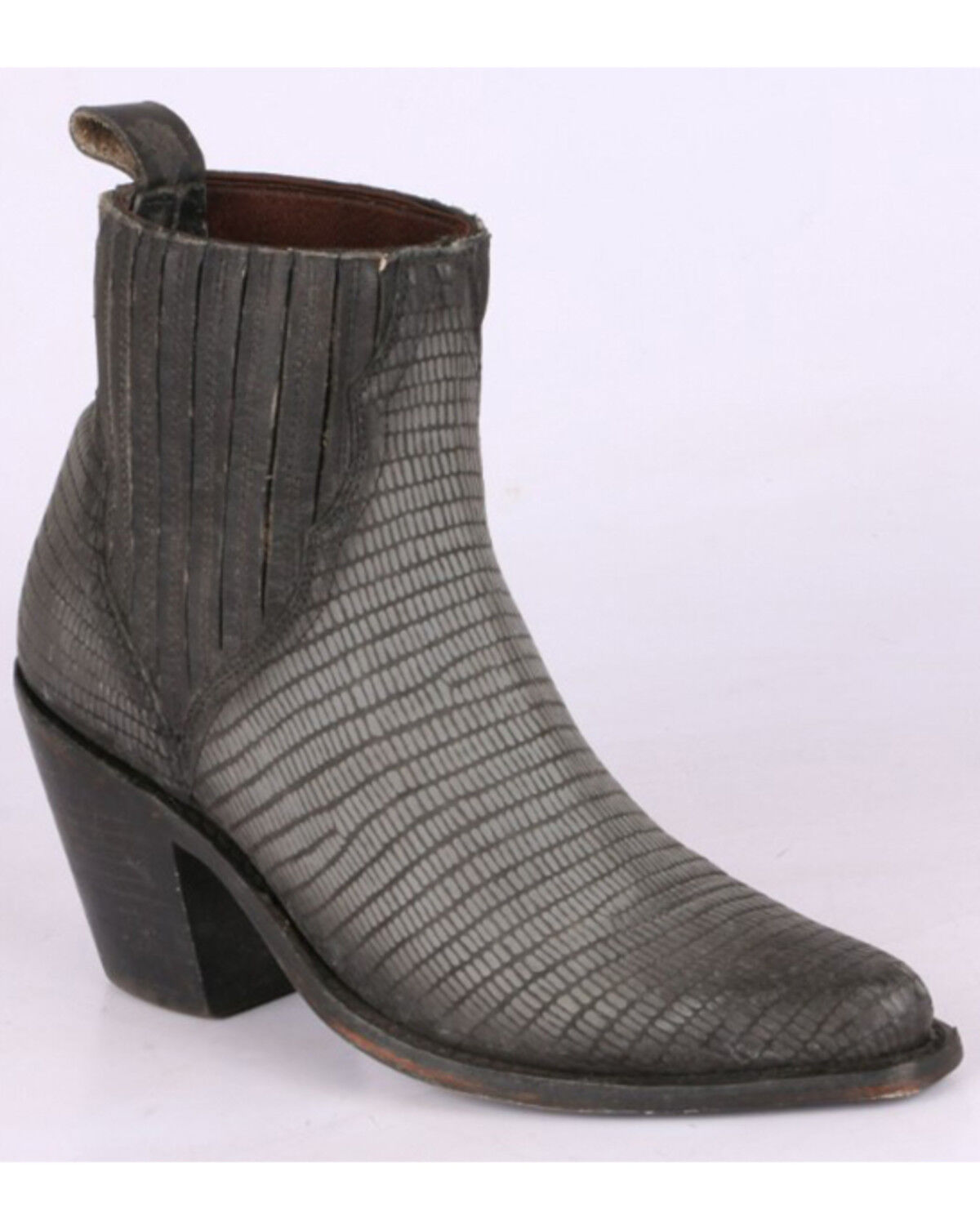 Image #1 - Liberty Black Women's Lizard Nubuck Vitto Western Booties - Snip Toe , , hi-res