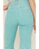 Rolla's Women's High Rise Eastcoast Corduroy Flare Jeans, Teal, hi-res
