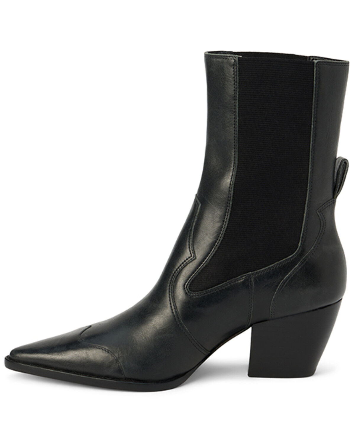 Image #3 - Matisse Women's Keith Western Booties - Snip Toe, Black, hi-res