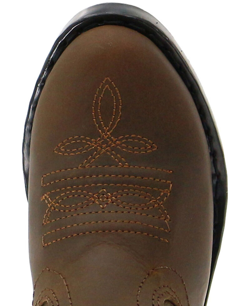 Cody James Children's Brown Western Boots  - Round Toe, Brown, hi-res