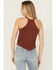 Image #4 - Shyanne Women's Bandana Print Halter Tank, Mahogany, hi-res