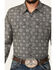 Image #3 - Stetson Men's Medallion Print Long Sleeve Snap Western Shirt, Black, hi-res